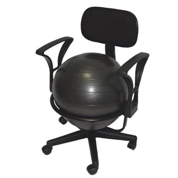 Fabrication Enterprises Fabrication Enterprises 30-1791 Cando Metal Mobile Ball Stabilizer Chair with Arms 30-1791 - main